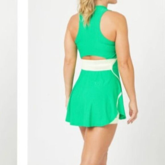 Nwt Nike Tennis Dress L Large - Beautiful Green - Picture 3 of 6